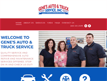 Tablet Screenshot of genesautotruck.com